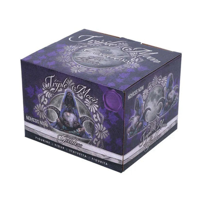 TRIPLE MOON GODDESS ART FIGURINE MINI