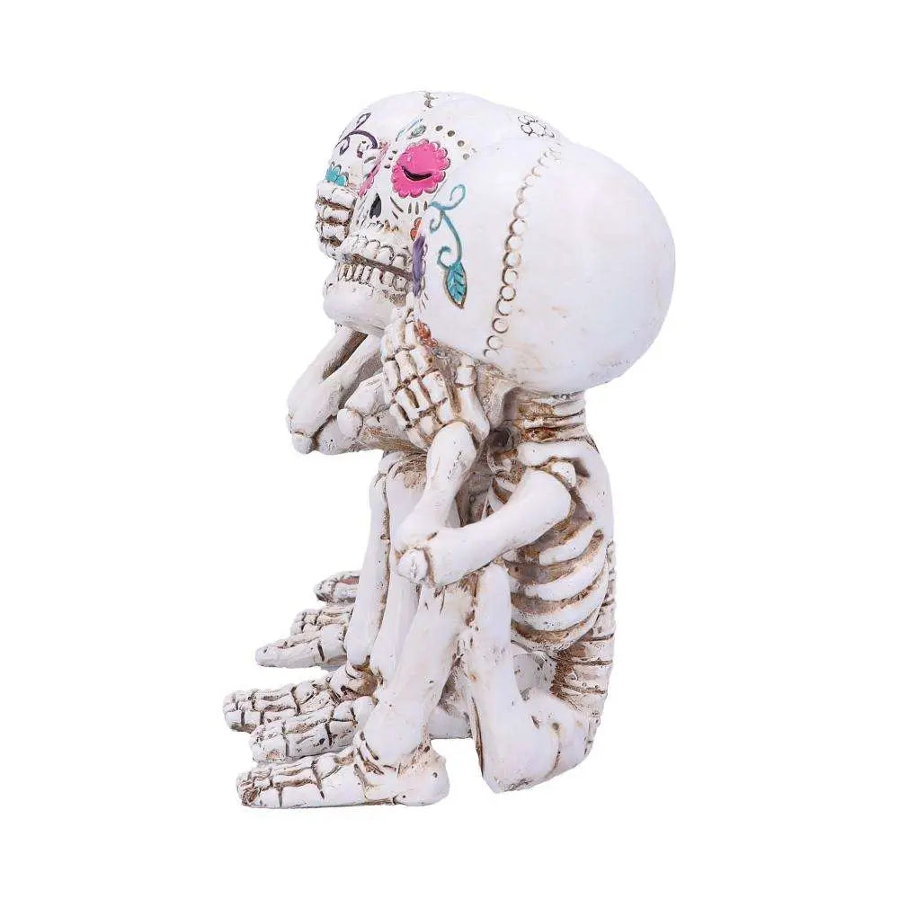 NEMESIS NOW CALAVERAS SKELETON THREE WISE FIGURINE FIGURA 20.03 cm