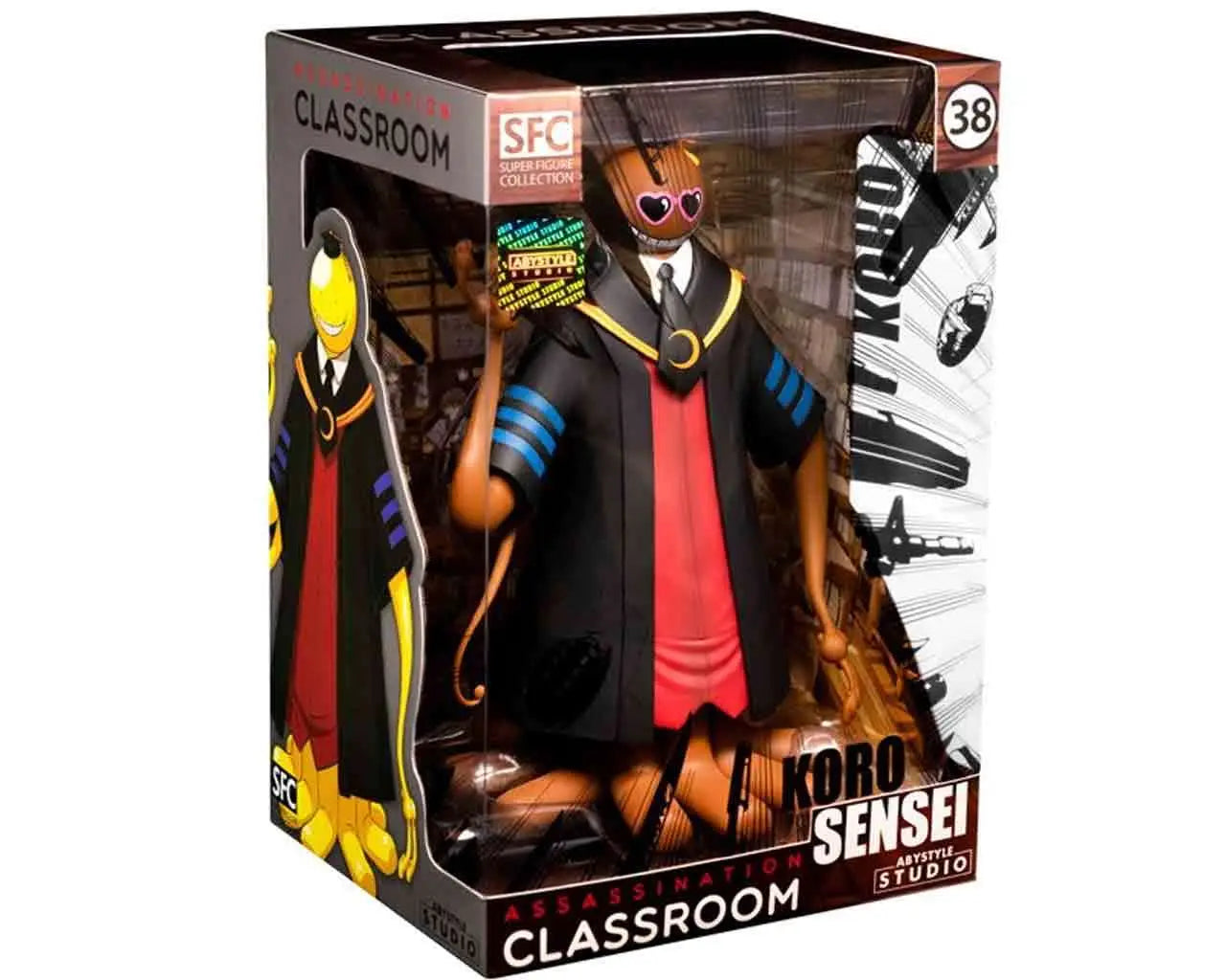 ABYSTYLE STUDIO ASSASSINATION CLASSROOM KORO SENSEI BROWN SUPER COLLECTION PVC 1/10 STATUA 20 cm