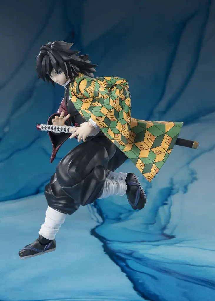 BANDAI GIYU & TOMIOKA - DEMON SLAYER SHF ACTION FIGURE 15 cm