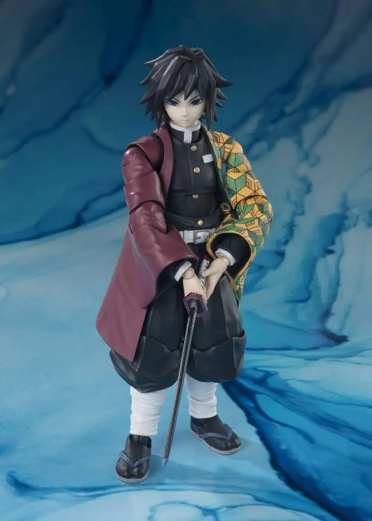 BANDAI GIYU & TOMIOKA - DEMON SLAYER SHF ACTION FIGURE 15 cm