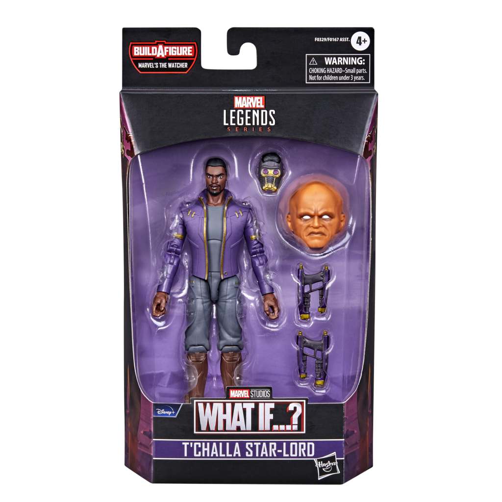 HASBRO - MARVEL LEGENDS TCHALLA STAR LORD AF ACTION FIGURE