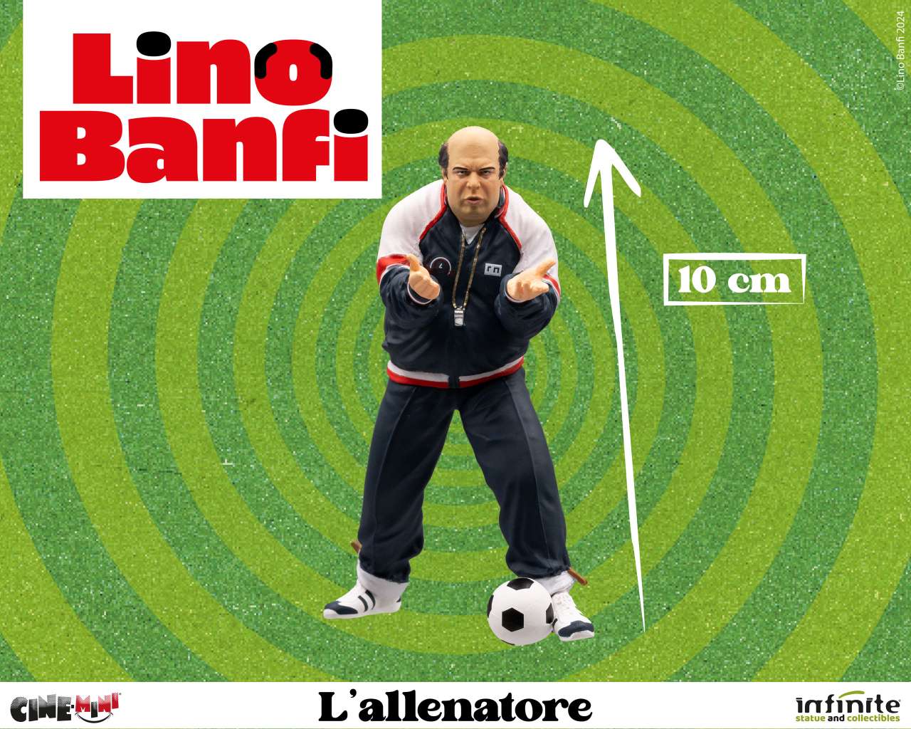 INFINITE STATUE LINO BANFI L’ALLENATORE CINEMINI PVC MINI FIGURA 10 cm
