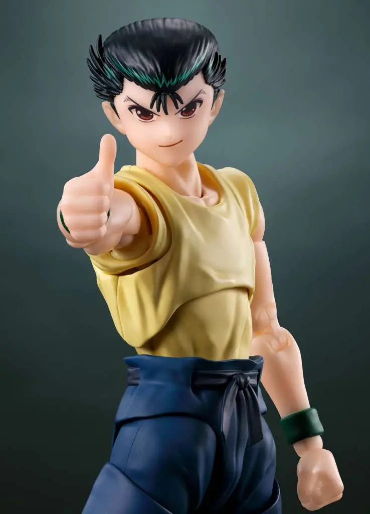 BANDAI SHF YU YU HAKUSHO YUSUKE URAMESHI ACTION FIGURE 15 cm