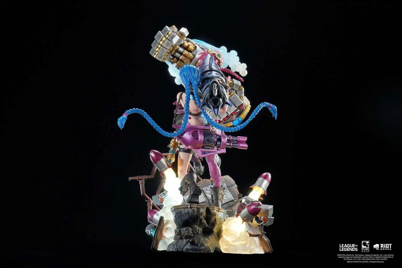 PURE ARTS LEAGUE LEGENDS JINX +VI BUNDLE STATUA 25 cm