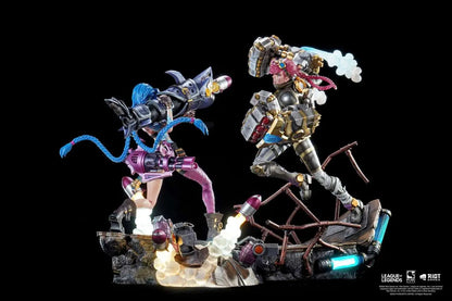 PURE ARTS LEAGUE LEGENDS JINX +VI BUNDLE STATUA 25 cm
