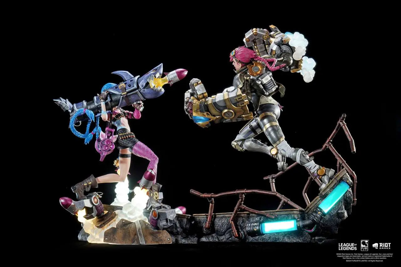 PURE ARTS LEAGUE LEGENDS JINX +VI BUNDLE STATUA 25 cm