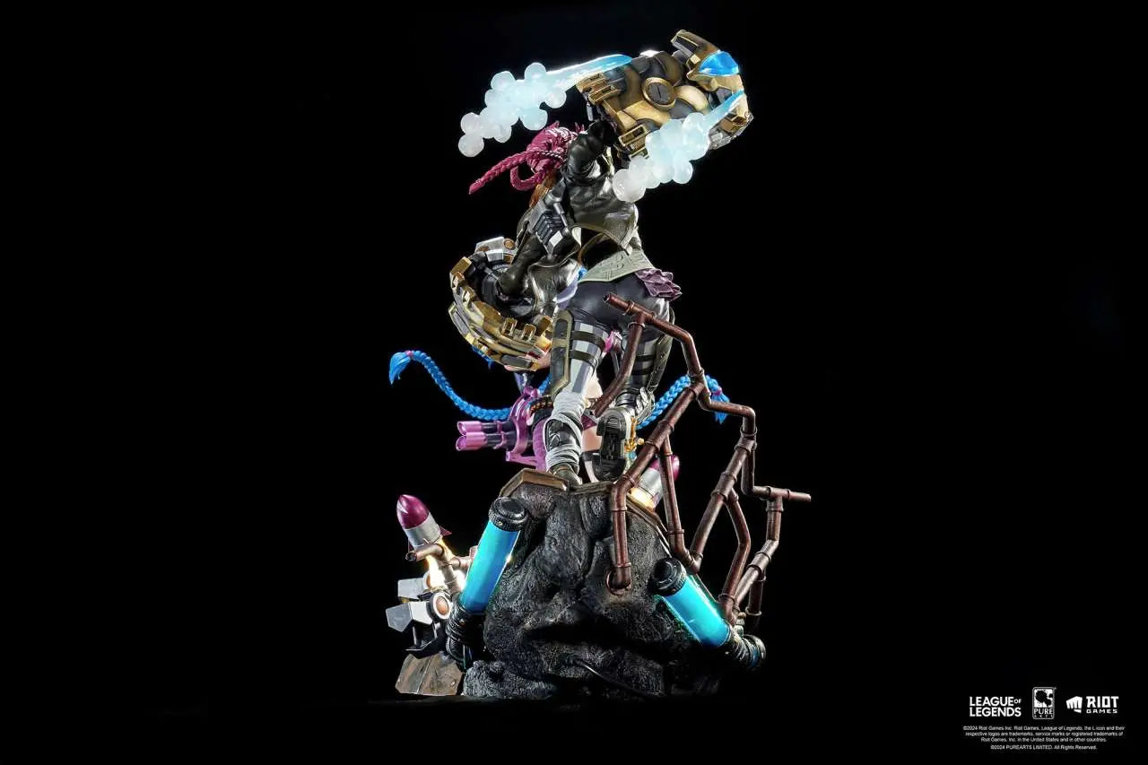 PURE ARTS LEAGUE LEGENDS JINX +VI BUNDLE STATUA 25 cm
