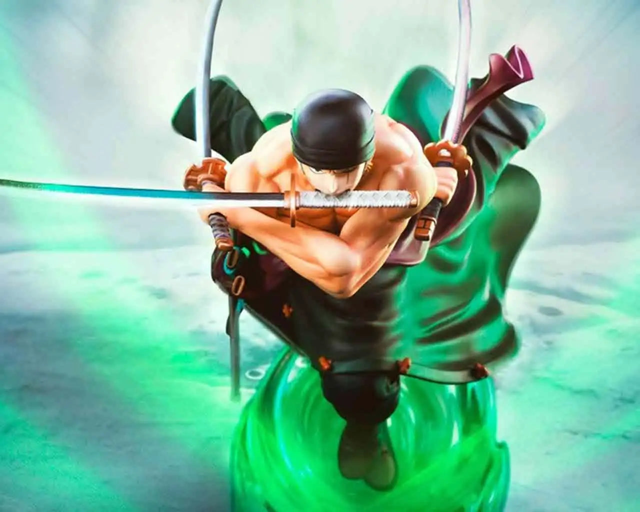 ONE PIECE RORONOA ZORO SUPER FIGURE COLLECTION 1/10 PVC STATUE