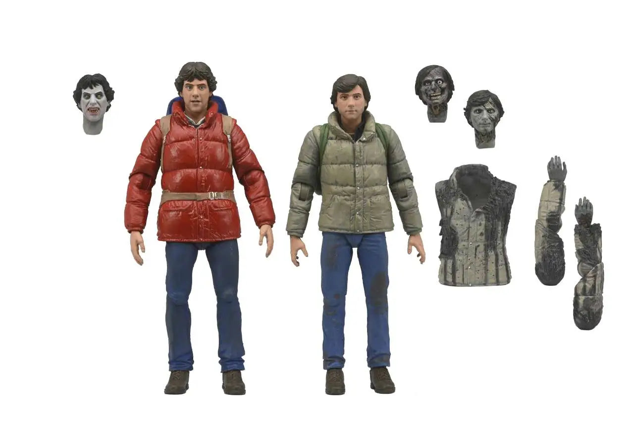 NECA AMERICAN WEREWOLF LONDON JACK&DAVID 2PACK AF ACTION FIGURE 17 cm