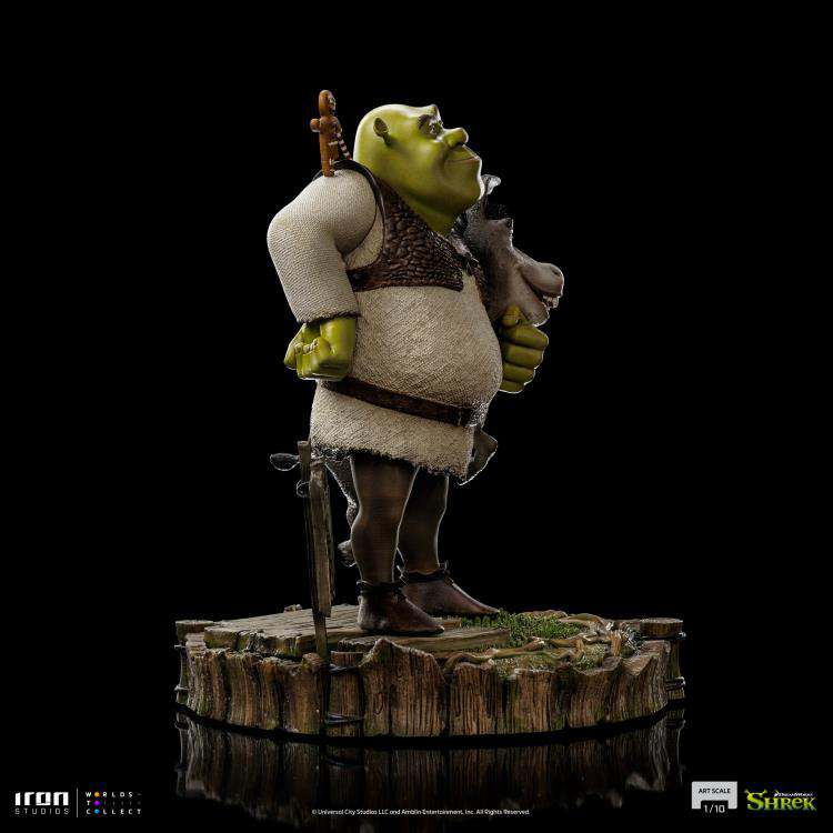 IRON STUDIOS SHREK + DONKEY 1/10 STATUA 26 cm