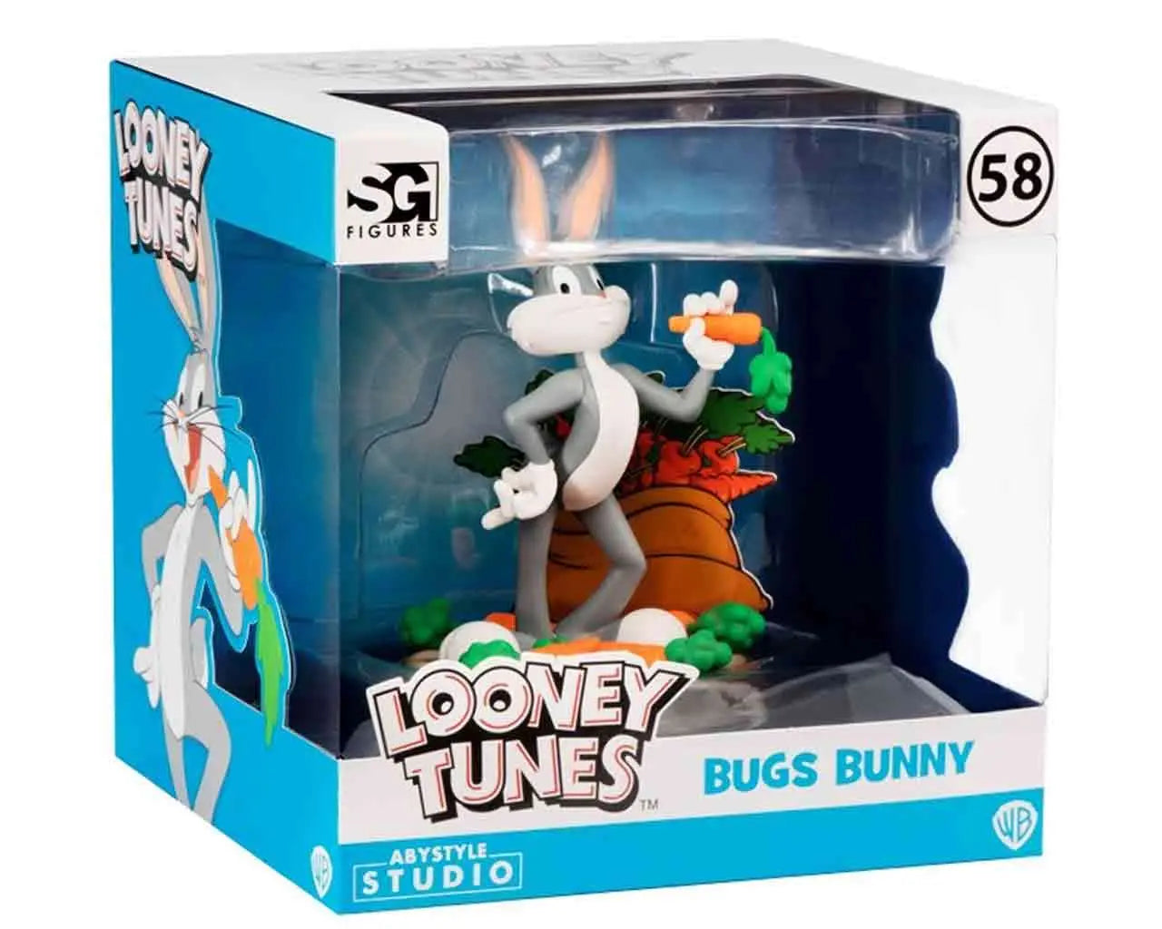 LOONEY TUNES BUGS BUNNY SUPER FIGURE COLLECTION 1/10 PVC STATUE