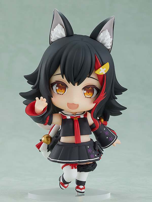 GOOD SMILE COMPANY - HOLOLIVE NENDOROID PRODUCTION OOKAMI MIO MINI FIGURA 10 cm