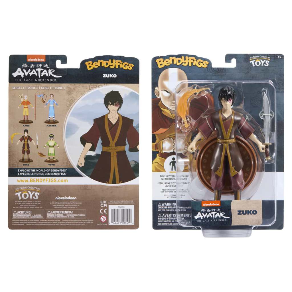 AVATAR THE LAST AIRBENDER ZUKO BENDYFIG