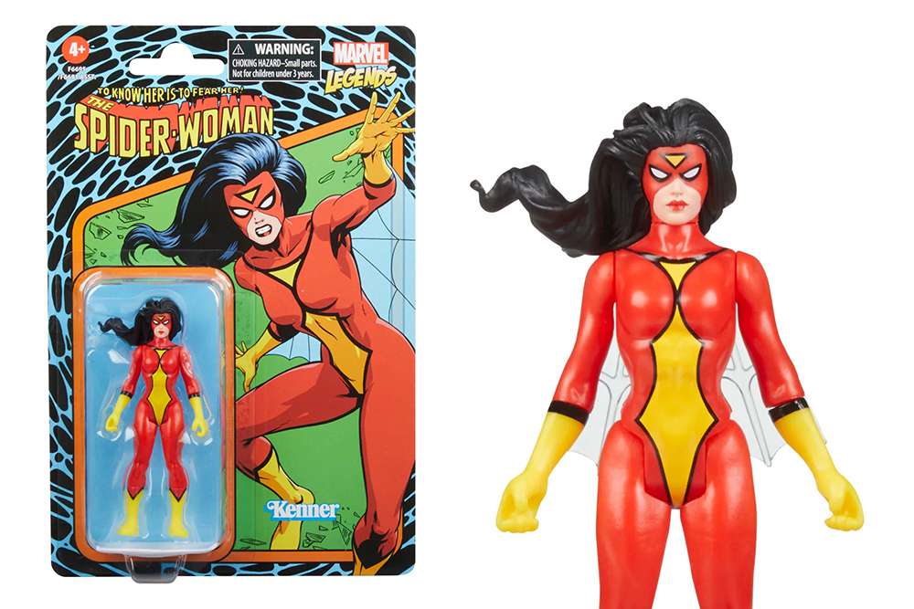 HASBRO - MARVEL LEGENDS RETRO SPIDER-WOMAN AF ACTION FIGURE