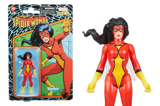 MARVEL LEGENDS SERIES RETRO ACTION FIGURA SPIDER-WOMAN 15 CM HASBRO