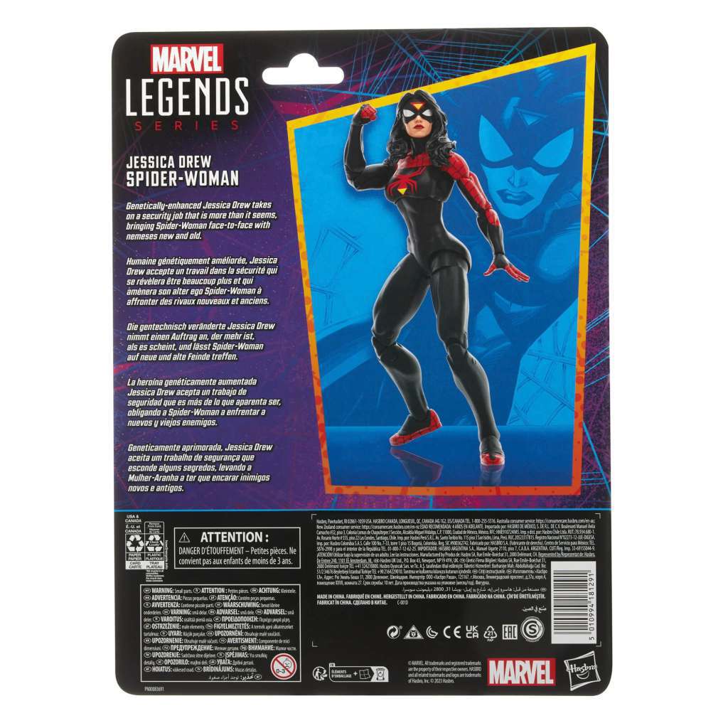 HASBRO ML VINTAGE JESSICA DREW SPIDER-WOMAN AF ACTION FIGURE