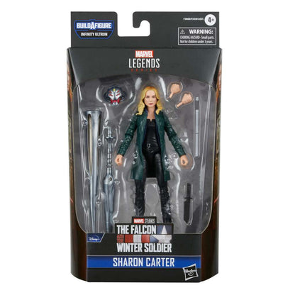 THE FALCON E THE WINTER SOLDIER MARVEL LEGENDS SERIES ACTION FIGURA 2022 INFINITY ULTRON BAF: SHARON CARTER 15 CM HASBRO