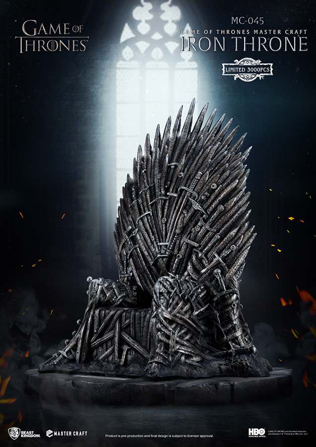 GOT IRON THRONE MASTER CRAFT STATUE