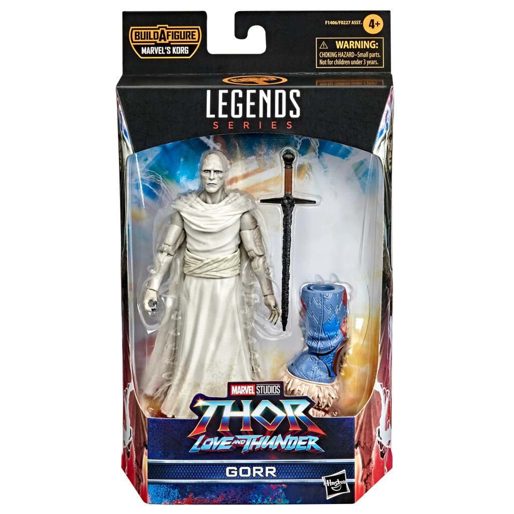 THOR: AMORE E TUONO MARVEL LEGENDS SERIES FIGURA 2022: GORR 15 CM HASBRO
