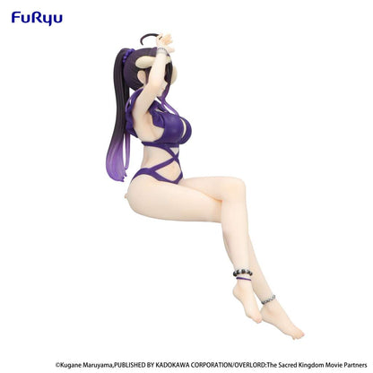 OVERLORD NOODLE STOPPER PVC STATUA ALBEDO SWIMSUIT DARK PURPLE COLOR VER. 16 CM FURYU