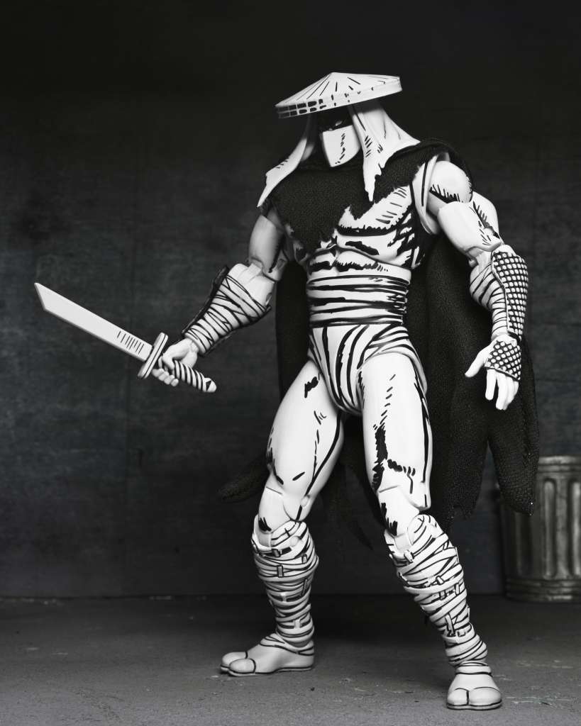 TMNT MIRAGE COMICS FOOT ASSASSIN B&W ACTION FIGURE