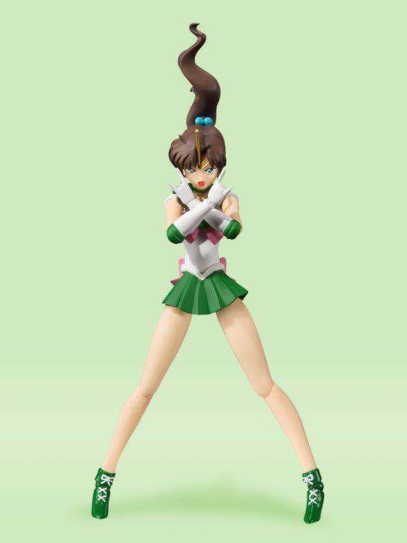 BANDAI SAILOR JUPITER SAILOR MOON S.H. FIGUARTS ANIMATION COLOR EDITION ACTION FIGURE 14 CM