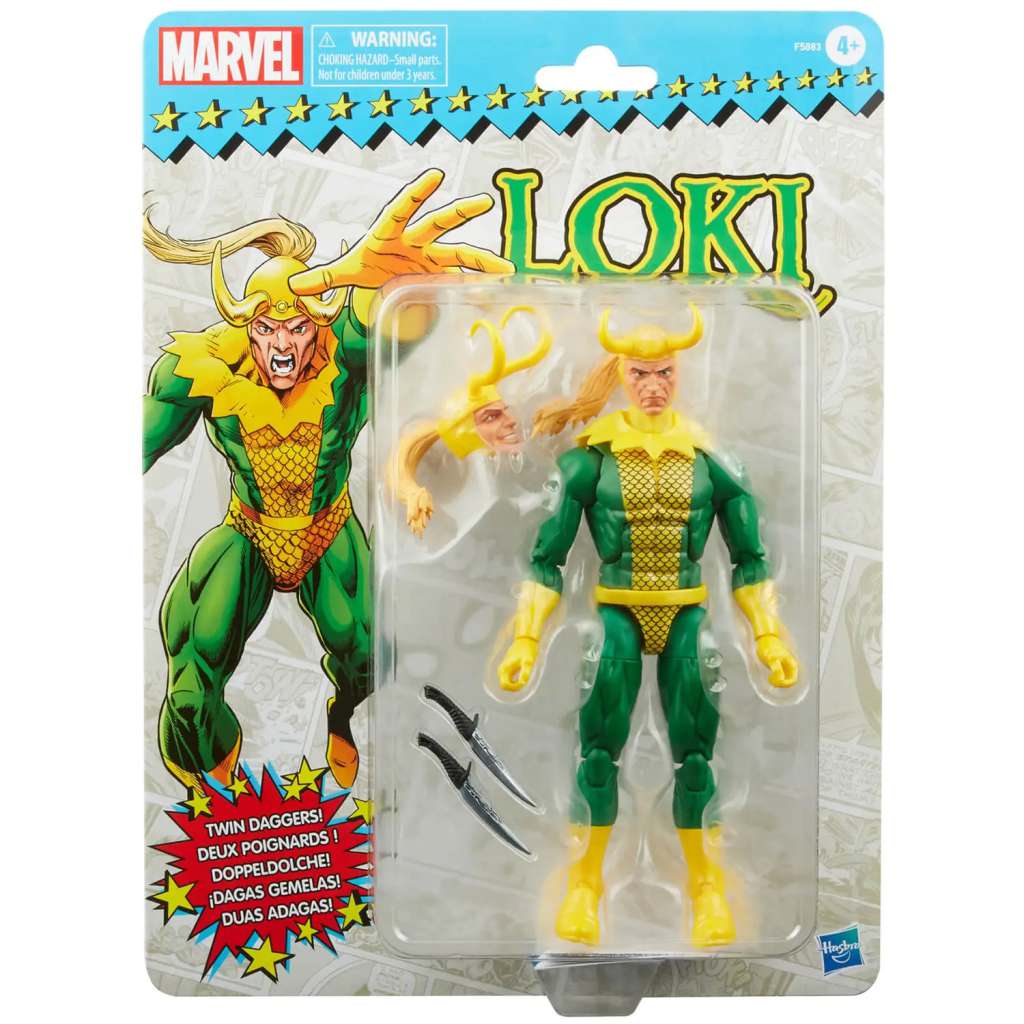 HASBRO LOKI - MARVEL LEGENDS VINTAGE AF ACTION FIGURE