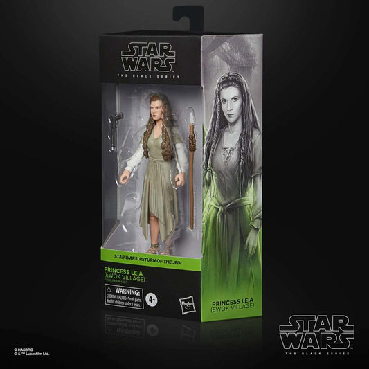 STAR WARS EPISODE VI BLACK SERIES ACTION FIGURA 2022 PRINCESS LEIA (EWOK VILLAGE) 15 CM HASBRO