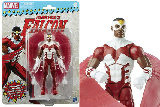 MARVEL LEGENDS RETRO COLLECTION ACTION FIGURA 2022 MARVEL'S FALCON 15 CM HASBRO