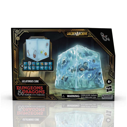 DUNGEONS & DRAGONS: HONOR AMONG THIEVES GOLDEN ARCHIVE FIGURA GELATINOUS CUBE 20 CM HASBRO