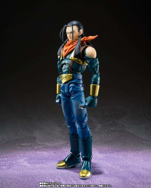 BANDAI SUPER ANDROID 17 DRAGON BALL GT S.H. FIGUARTS ACTION FIGURE 15.5 CM