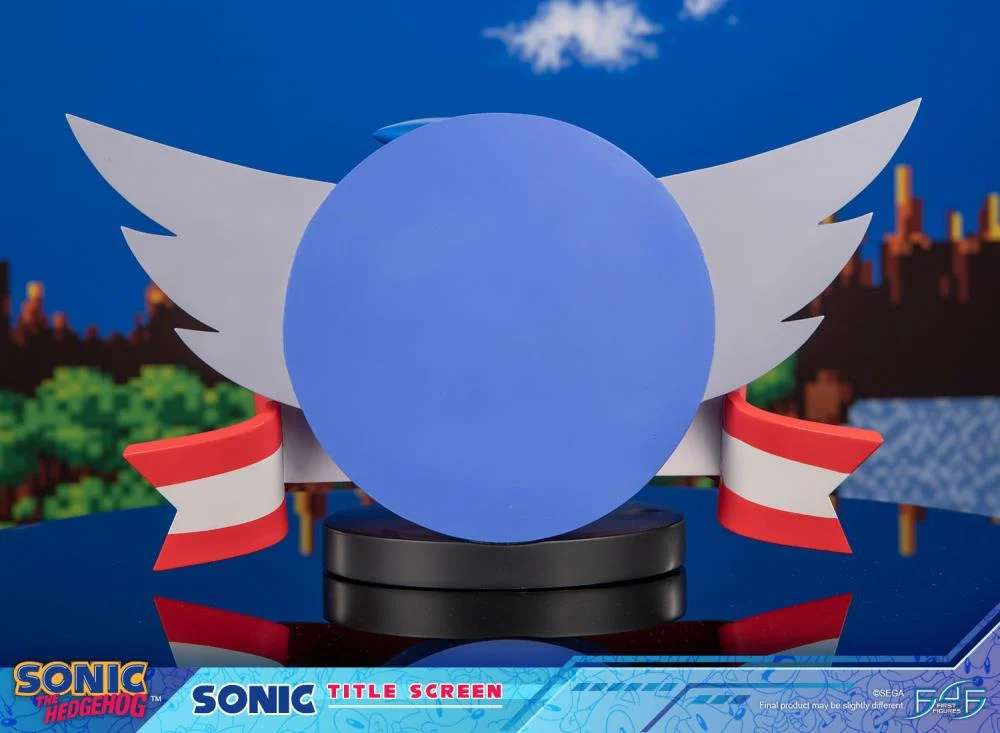 SONIC THE HEDGEHOG TITLE SCREEN STATUE