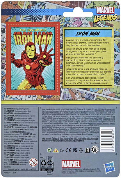 HASBRO IRON MAN - MARVEL LEGENDS RETRO AF ACTION FIGURE