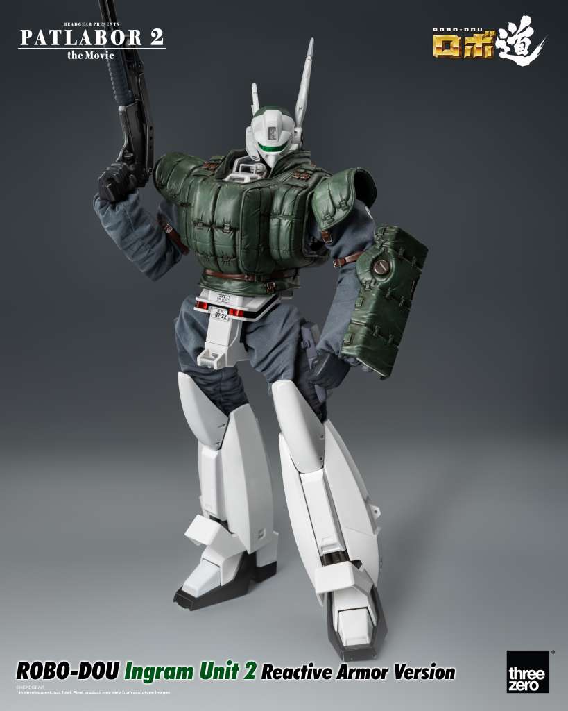 PATLABOR 2: THE MOVIE ROBO-DOU ACTION FIGURA INGRAM UNIT 2 REACTIVE ARMOR VERSION 23 CM THREEZERO
