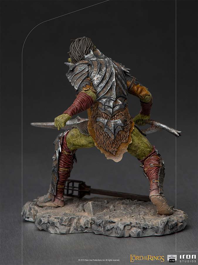 IRON STUDIOS LOTR SWORDSMAN ORC ART 1/10 STATUA 16 cm