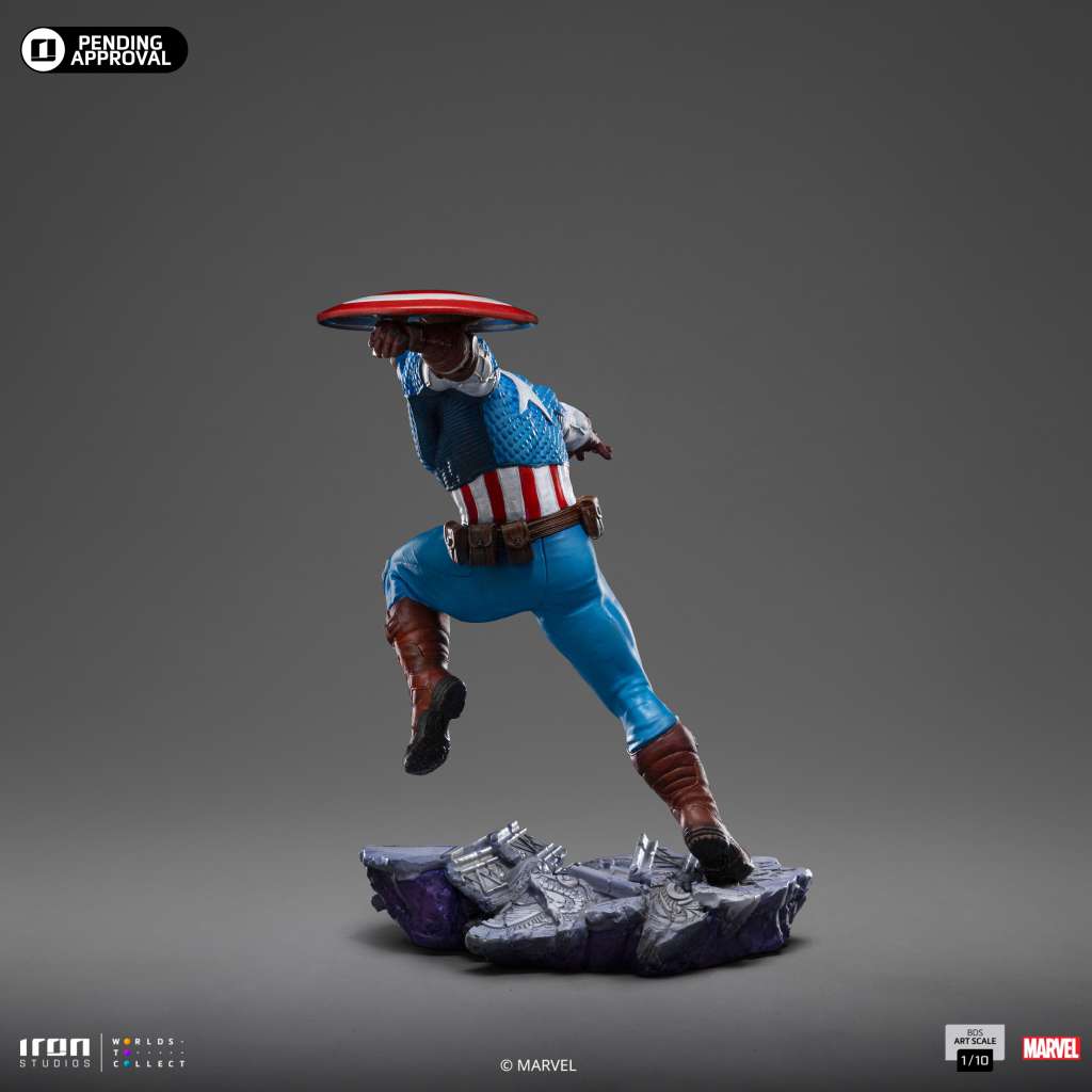 IRON STUDIOS INFINITY GAUNTLET CAPTAIN AMERICA1/10 STATUA 34 cm