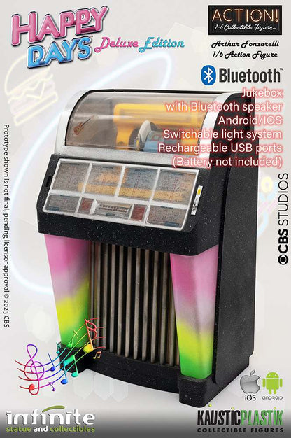 FONZIE HAPPY DAYS W/JUKE-BOX 1/6 AF DLX