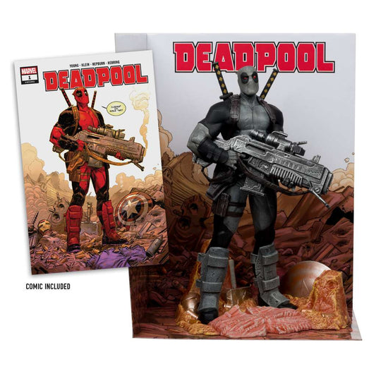 MARVEL COLL W5 1:6 DEADPOOL #1 GREY FIGU