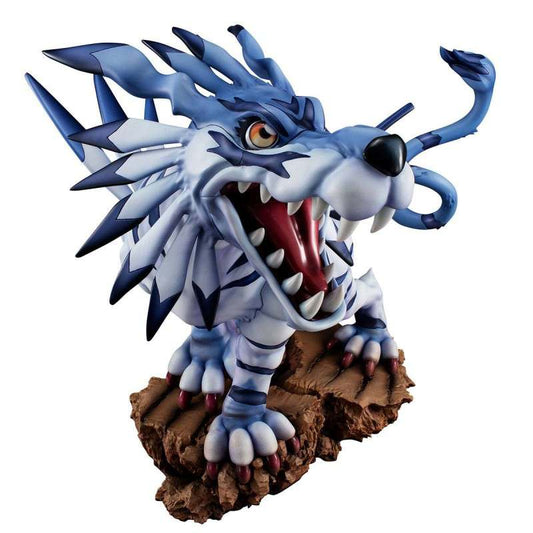 DIGIMON GARURUMON BATTLE GEM STATUE