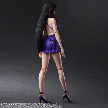 SQUARE ENIX FF VII REMAKE TIFA DRESS PLAY ARTS KAI ACTION FIGURE 25 cm