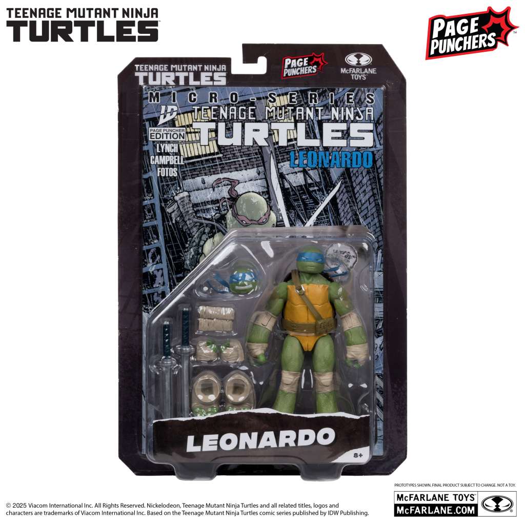 TMNT 5INCH FIGURE WITH COMIC ASS SET (6)