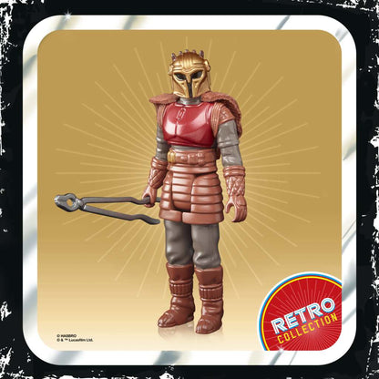 STAR WARS THE MANDALORIAN RETRO COLLECTION ACTION FIGURA 2022 THE ARMORER 10 CM HASBRO