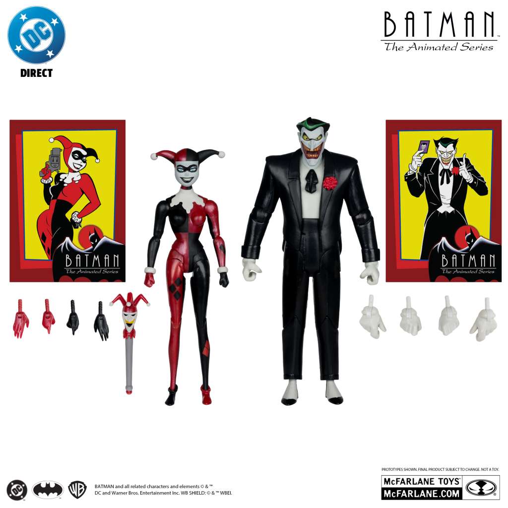 BATMAN ANIM COM HARLEY &  JOKER MADLOVE
