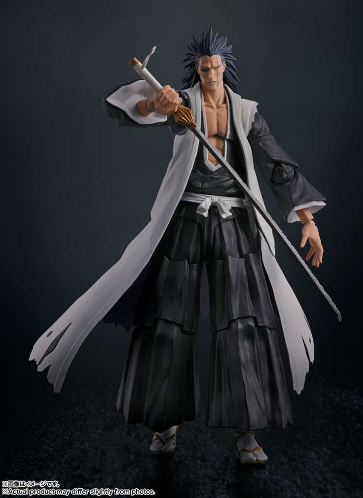 BANDAI KENPACHI ZARAKI BLEACH: THOUSAND-YEAR BLOOD WAR S.H. FIGUARTS ACTION FIGURE 17 CM