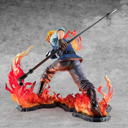 ONE PIECE P.O.P. LIMITED EDITION STATUA SABO FIRE FIST 15 CM 1/8 MEGAHOUSE