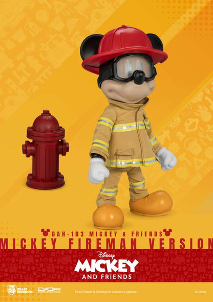 BEAST KINGDOM MICKEY FRIEND FIREMAN VERSION STATUA 16 cm