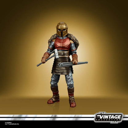 STAR WARS THE MANDALORIAN VINTAGE COLLECTION CARBONIZED ACTION FIGURA 2021 THE ARMORER 10 CM HASBRO