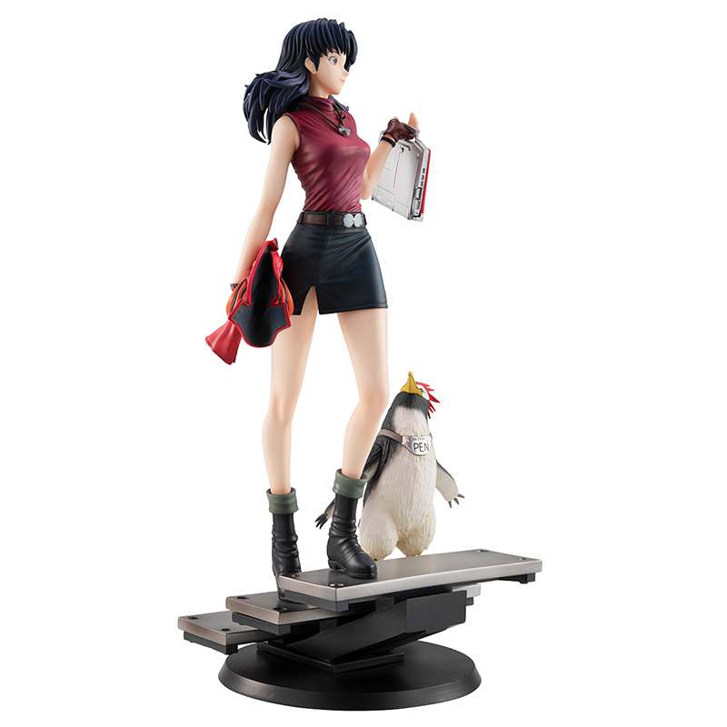 REBUILD OF EVANGELION GALS PVC STATUA MISATO KATSURAGI & PEN PEN 25 CM MEGAHOUSE