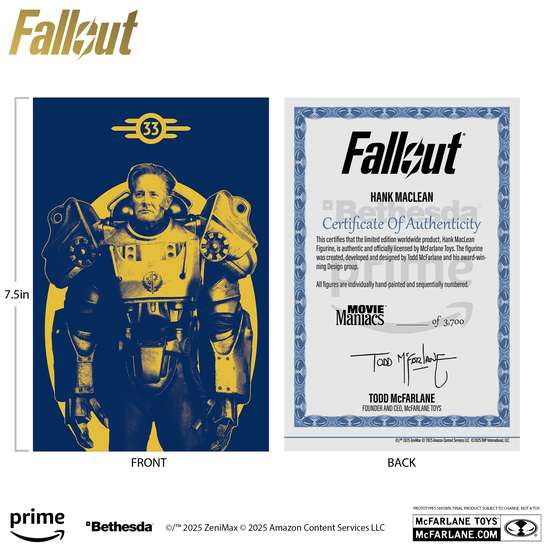 MOVIE MANIACS  FALLOUT W3 ASSORT SET (6)